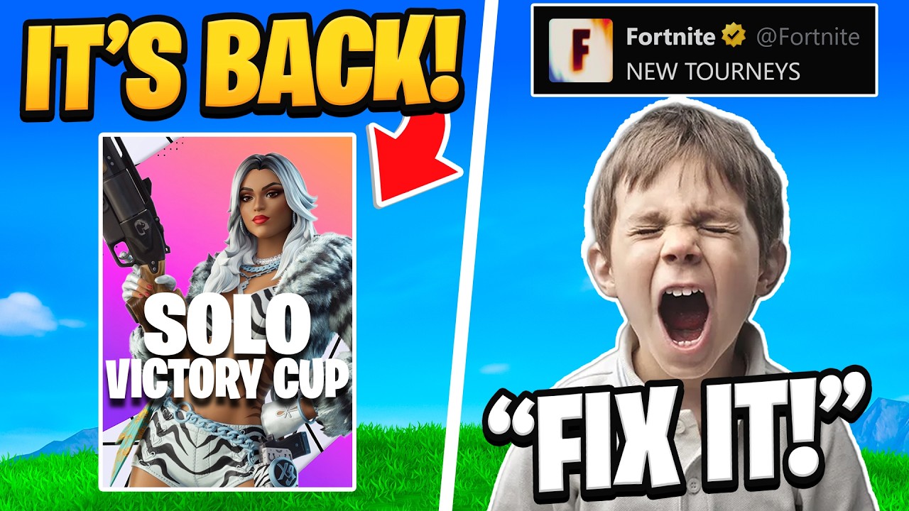 Solo Victory Cups are BACK! | Why is Everyone Freaking Out? backdrop