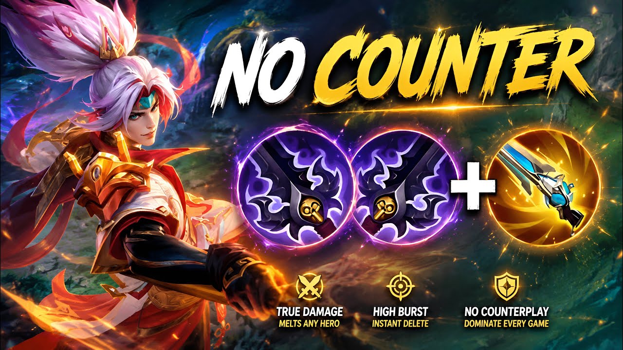 ZILONG IS UNFAIR WITH THIS BUILD! NO COUNTER ZILONG IS BACK backdrop