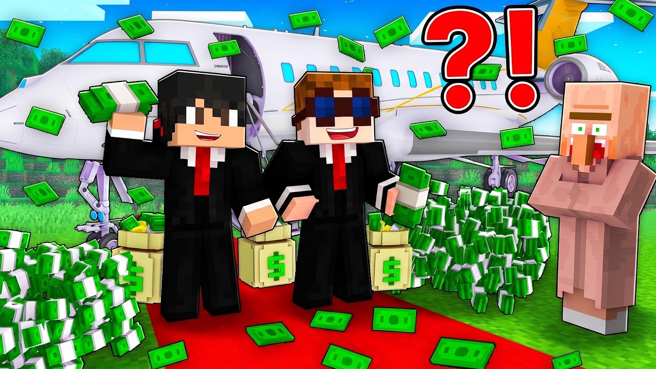 PAT wird REICHER MILLIONÄR in Minecraft! backdrop