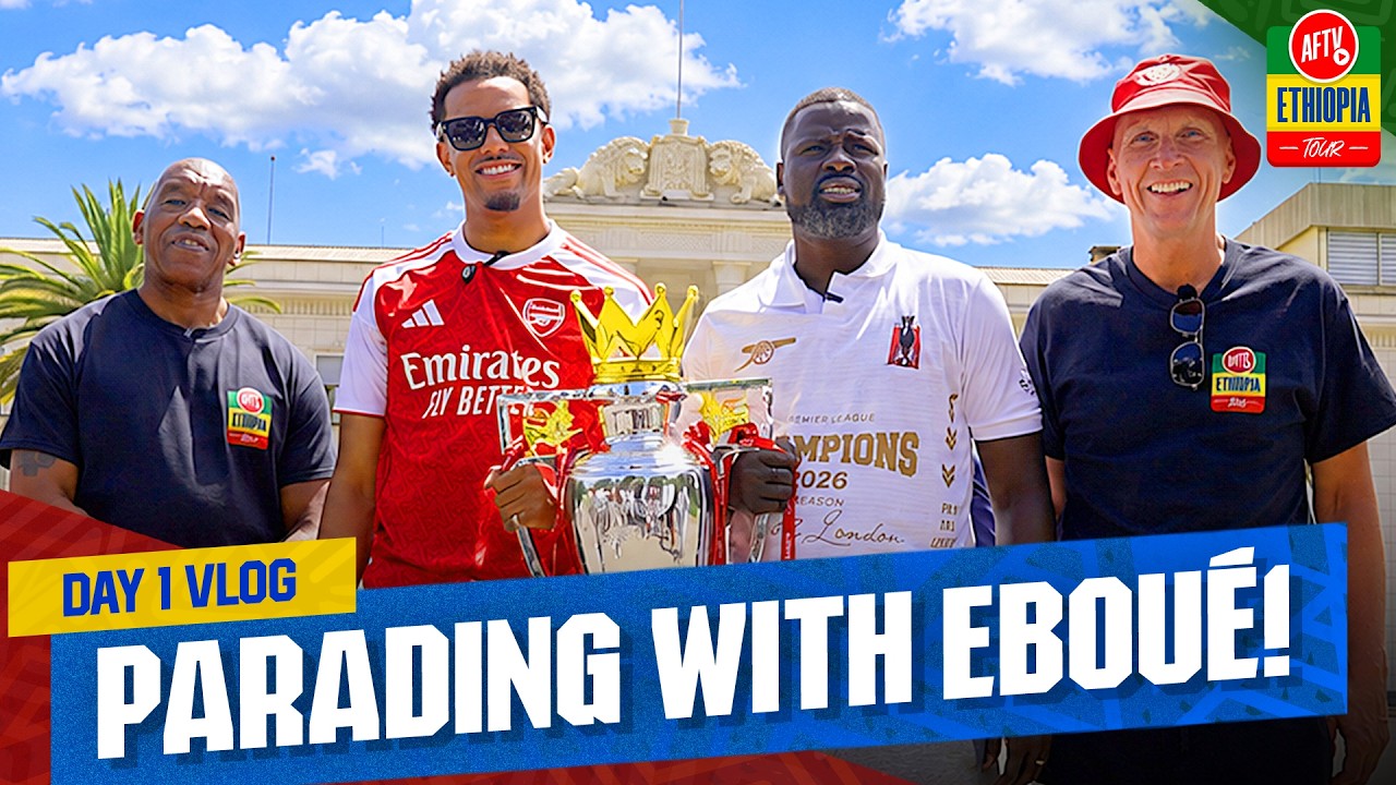 Emmanuel Eboué Joins AFTV for Arsenal’s Premier League Victory Party backdrop