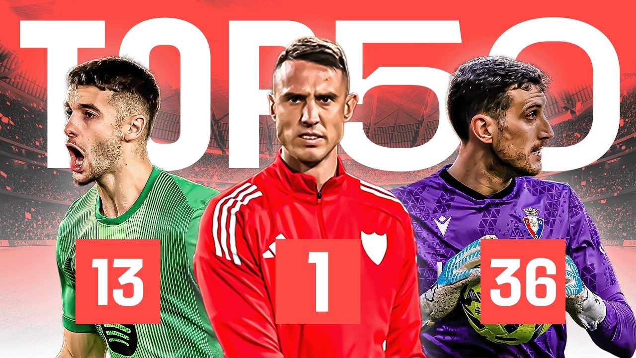 Las 50 MEJORES PARADAS hasta la fecha en LALIGA 2025/26 🧤🔥 backdrop