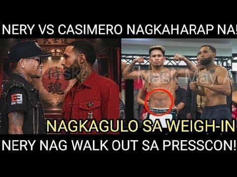 NAGKAGULO!! Luis Nery NAG WALK OUT SA PRESSCON!! backdrop