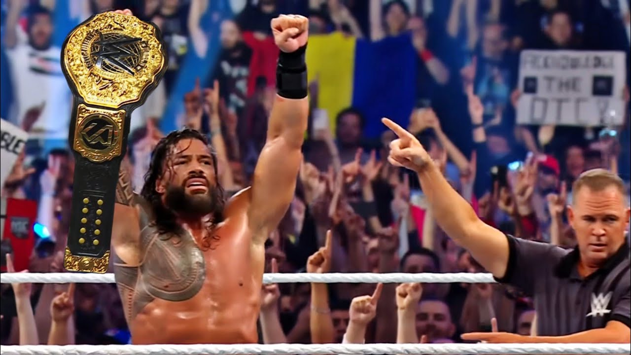 WWE Raw 23 February 2026 Roman Reigns Vs CM Punk World Heavyweight Championship Match WWE Raw 2026 backdrop
