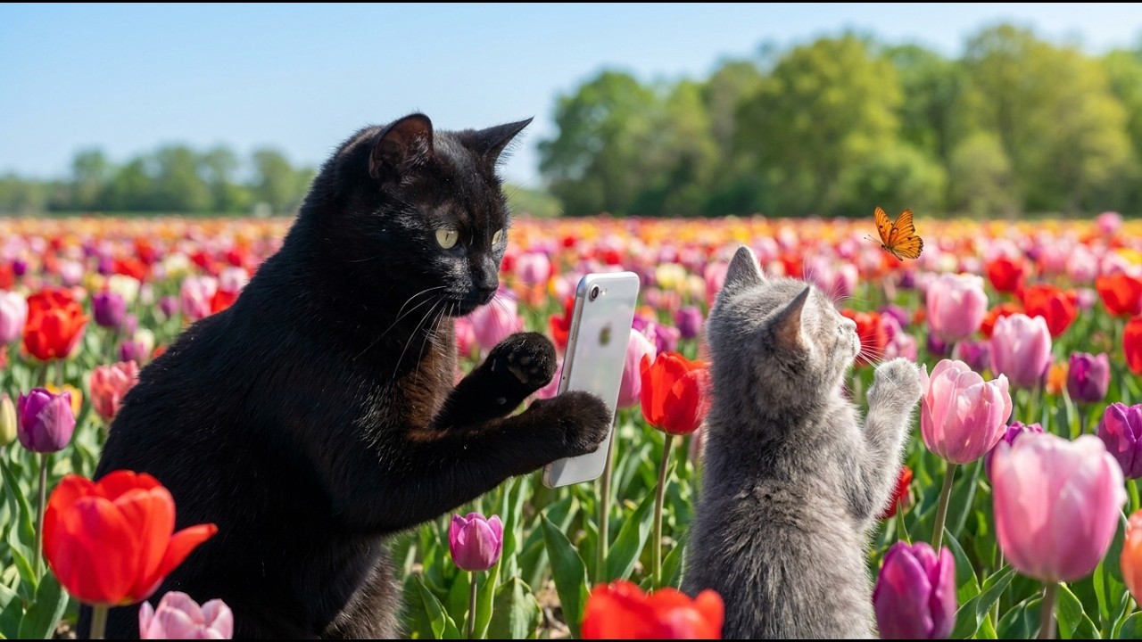 レムちゃん、こころちゃんと仲良くなれるかな?🌷🐾 backdrop