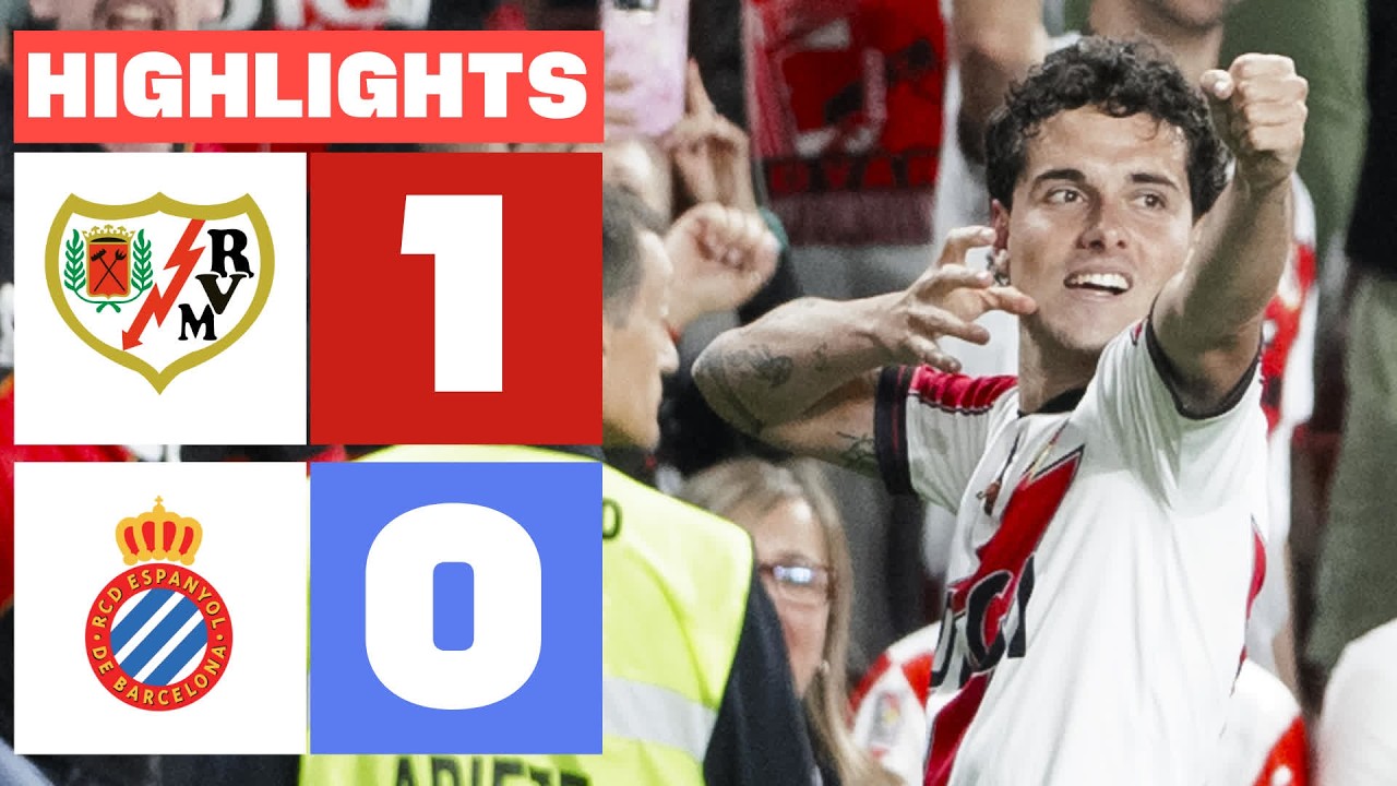 RAYO VALLECANO 1 - 0 RCD ESPANYOL | RESUMEN LALIGA EA SPORTS backdrop