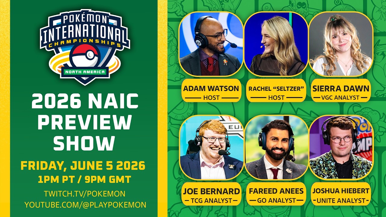 2026 Pokémon North America International Championships Preview Show backdrop
