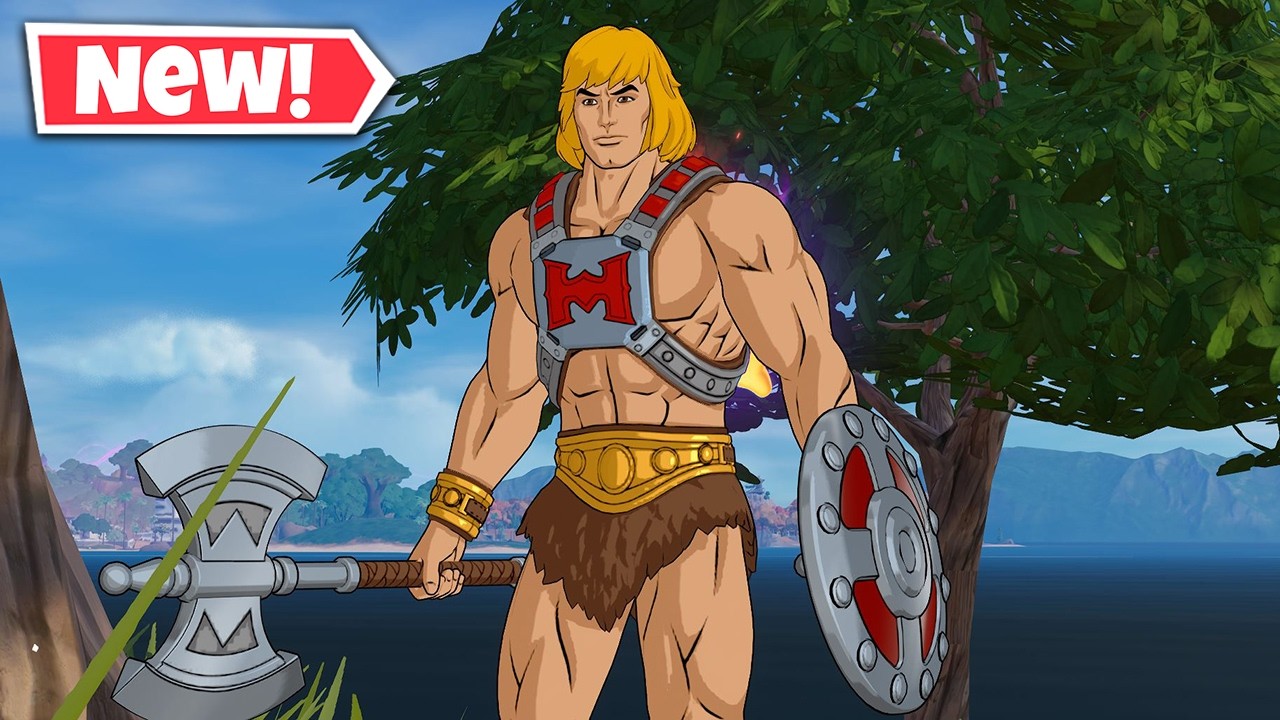 NEW HE-MAN Skin Gameplay In Fortnite! (Masters Of The Universe) backdrop