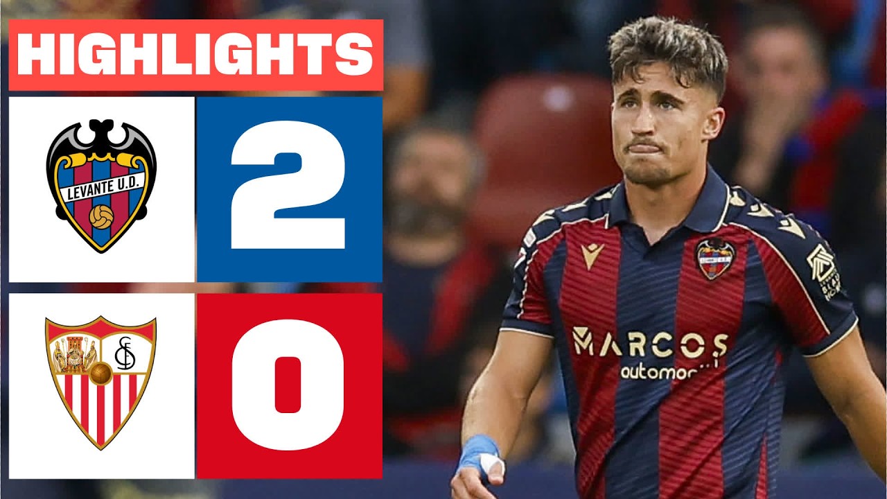 LEVANTE UD 2 - 0 SEVILLA FC | RESUMEN LALIGA EA SPORTS backdrop