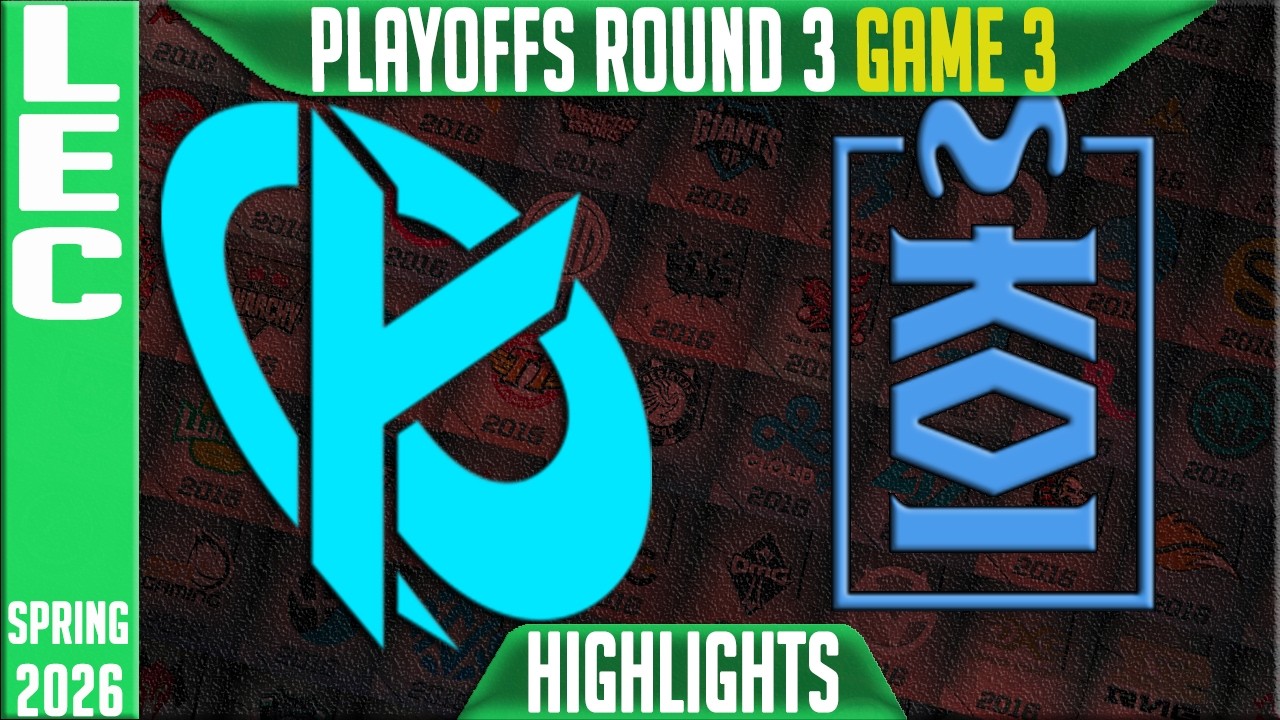 KC vs MKOI Highlights Game 3 | LEC Spring 2026 Playoffs | Karmine Corp vs Movistar KOI G3 backdrop