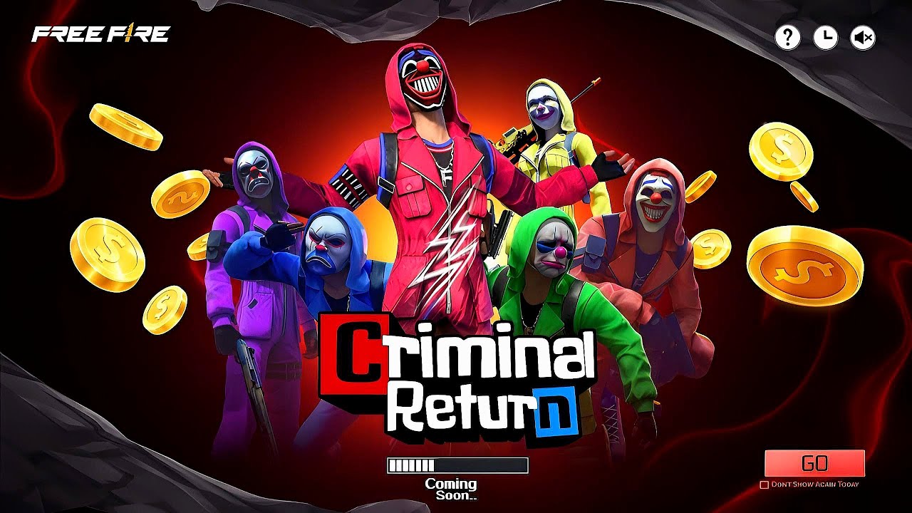 Criminal Bundle Return 🤯🥳| Zombie Samurai Return |free fire new event | ff new event | new event ff backdrop