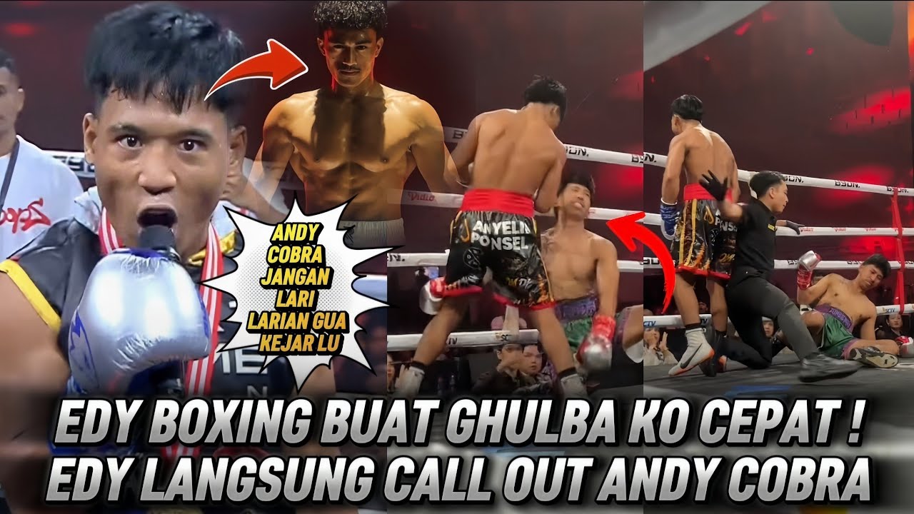 EDY BOXING VS GHULBA FIGHT BYON MADNES !! EDY BOXING CALL OUT ANDY COBRA USAI BUAT GHULBA KO backdrop