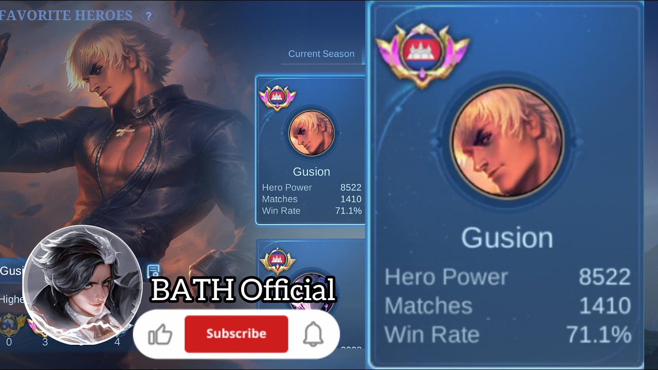 Gusion montage | Mobile legend Bang Bang background