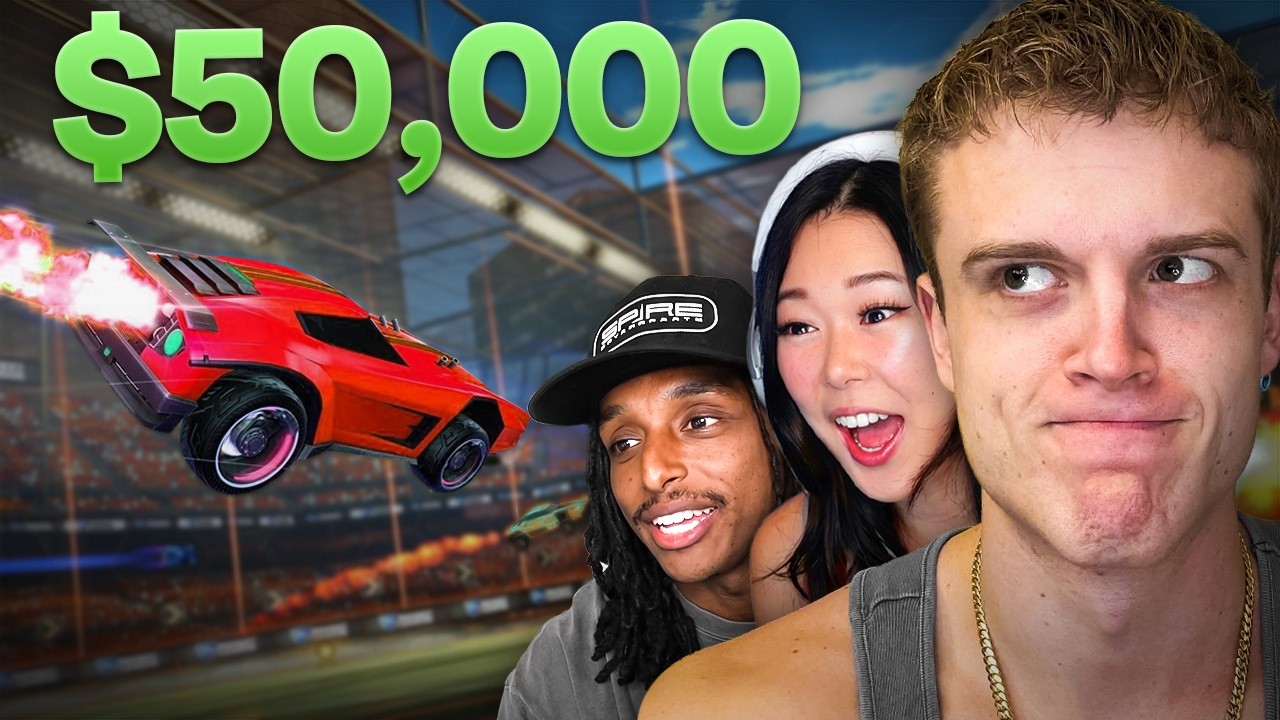 The $50k Creator Rocket League Tourney backdrop