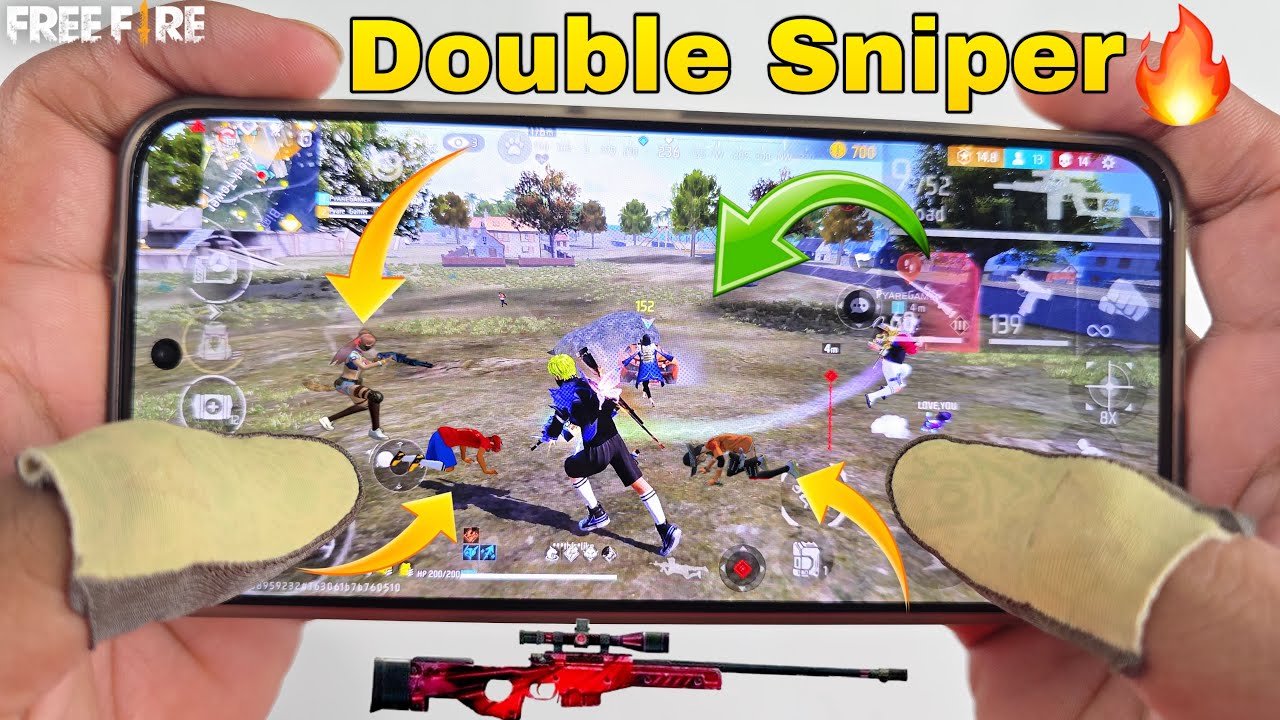 infinix gt 30 pro gaming phone free fire duo vs squad gameplay 3 finger claw handcam backdrop