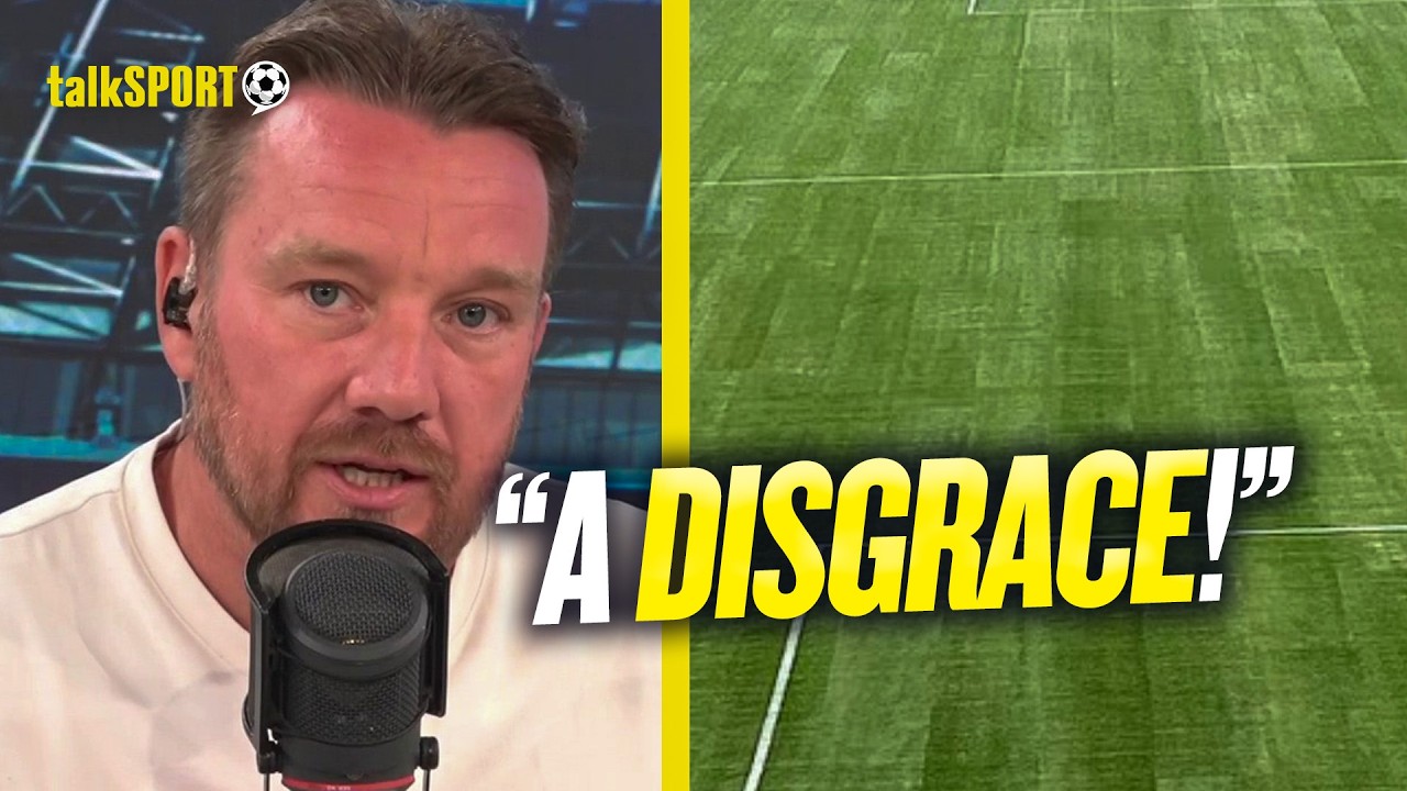 "IT'S A DISGRACE!" Jamie O'Hara HAMMERS the State of Tampa's Pitch Ahead of England Friendly! backdrop