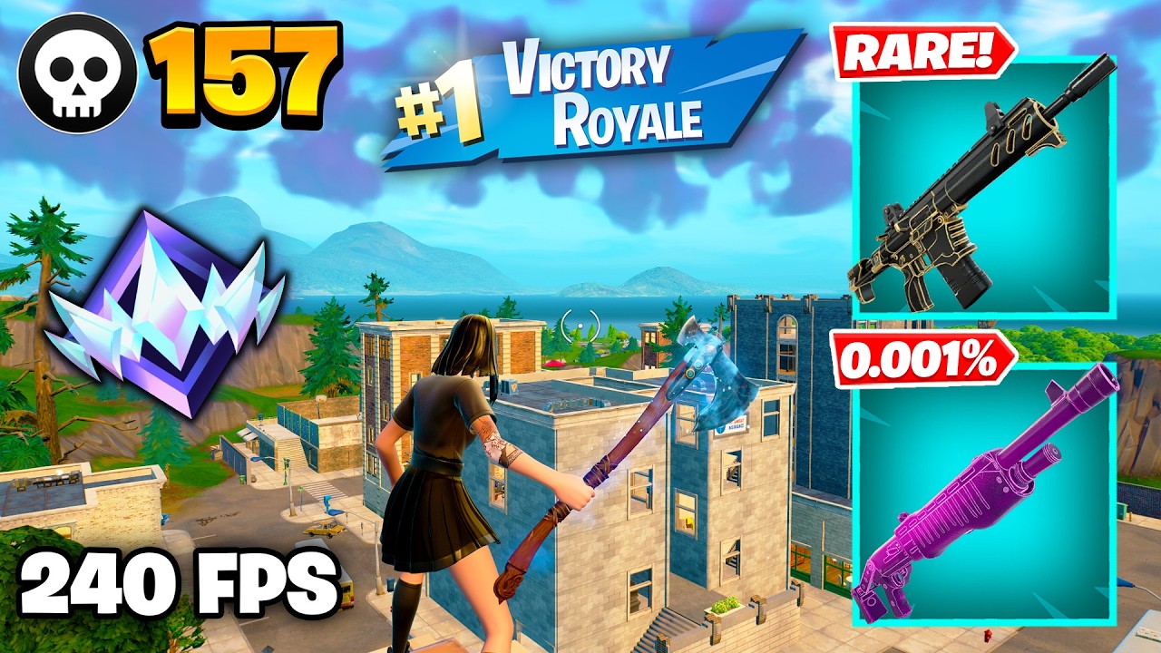 157 Elimination "RANKED RELOAD" Gameplay Wins (Fortnite Chapter 7 Keyboard & Mouse)