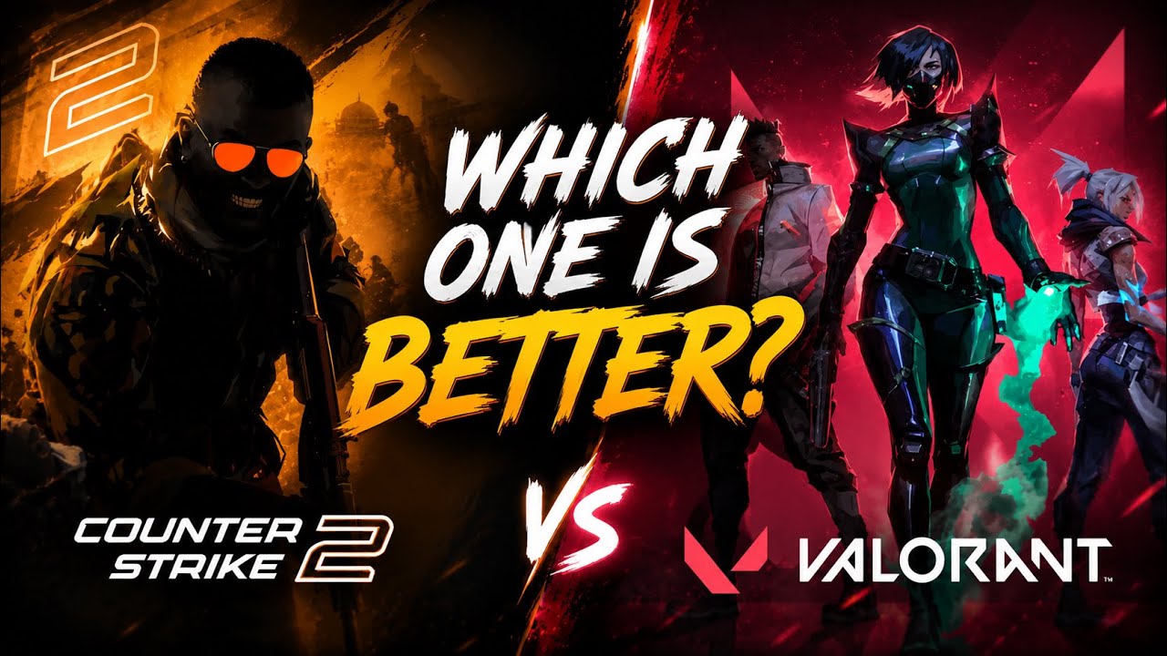 CS2 vs Valorant — Which Is Better? Trying Counter-Strike 2 LIVE