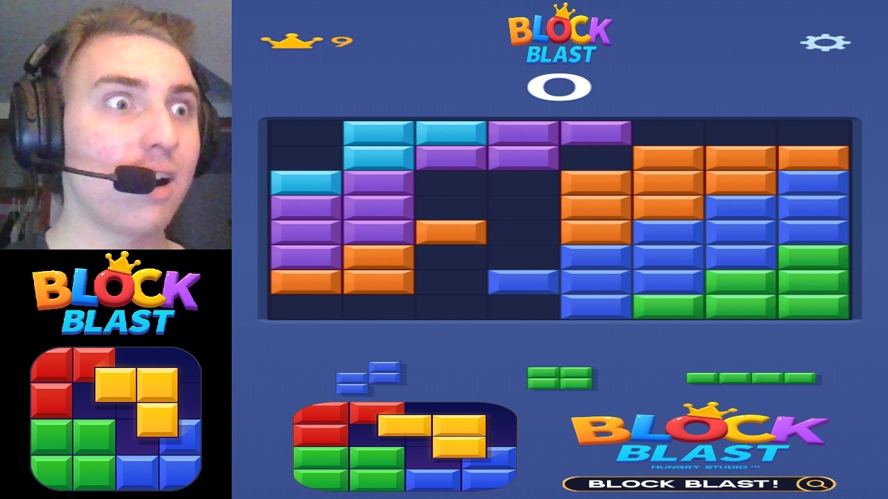 My first time trying Block Blast! by Hungry Studio.Let's see why the game is so popular!#blockblast backdrop
