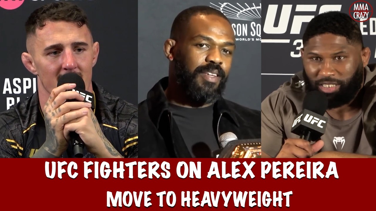 UFC Fighters on Alex Pereira move to HEAVYWEIGHT background