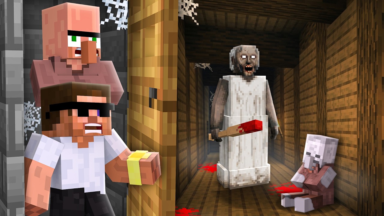 Granny is Back Again in Minecraft.. backdrop