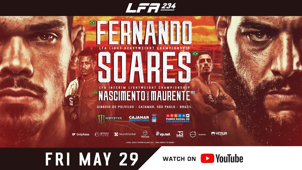 LFA 234 | TWO world title fight | Full Card | LFA Fights 2026-06-06 10:44 backdrop