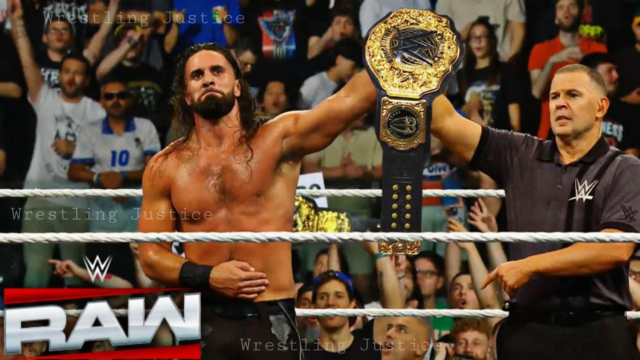 Seth Rollins Wins World Heavyweight Championship Roman Reigns Lose ? WWE Raw 2026 Highlights backdrop