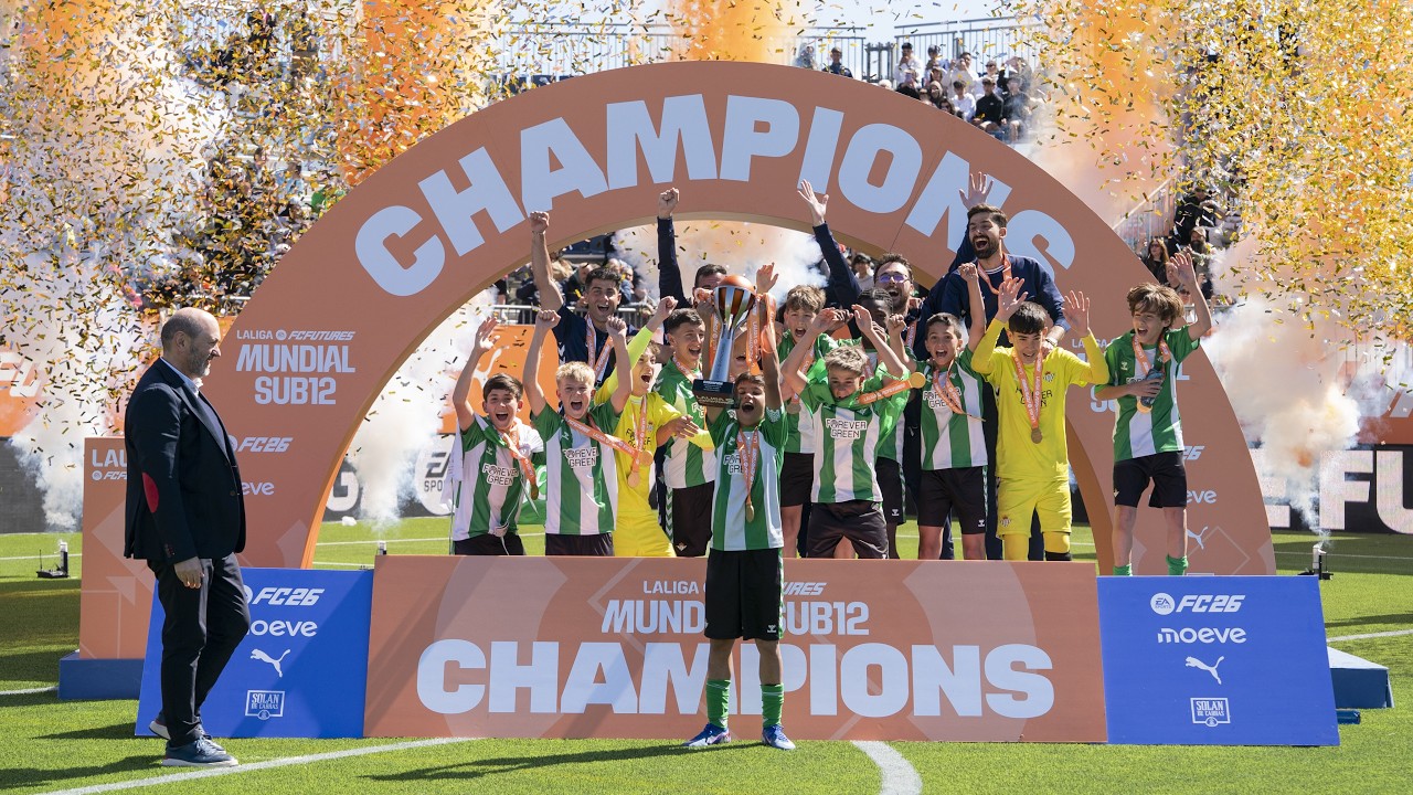 RESUMEN y MEJORES MOMENTOS del I Mundial SUB-12 LALIGA FC FUTURES de Brunete backdrop
