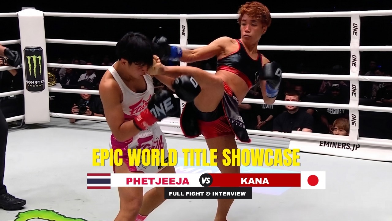 5-ROUND STRIKING MASTERCLASS! Phetjeeja Defends Gold Against Kana Morimoto backdrop