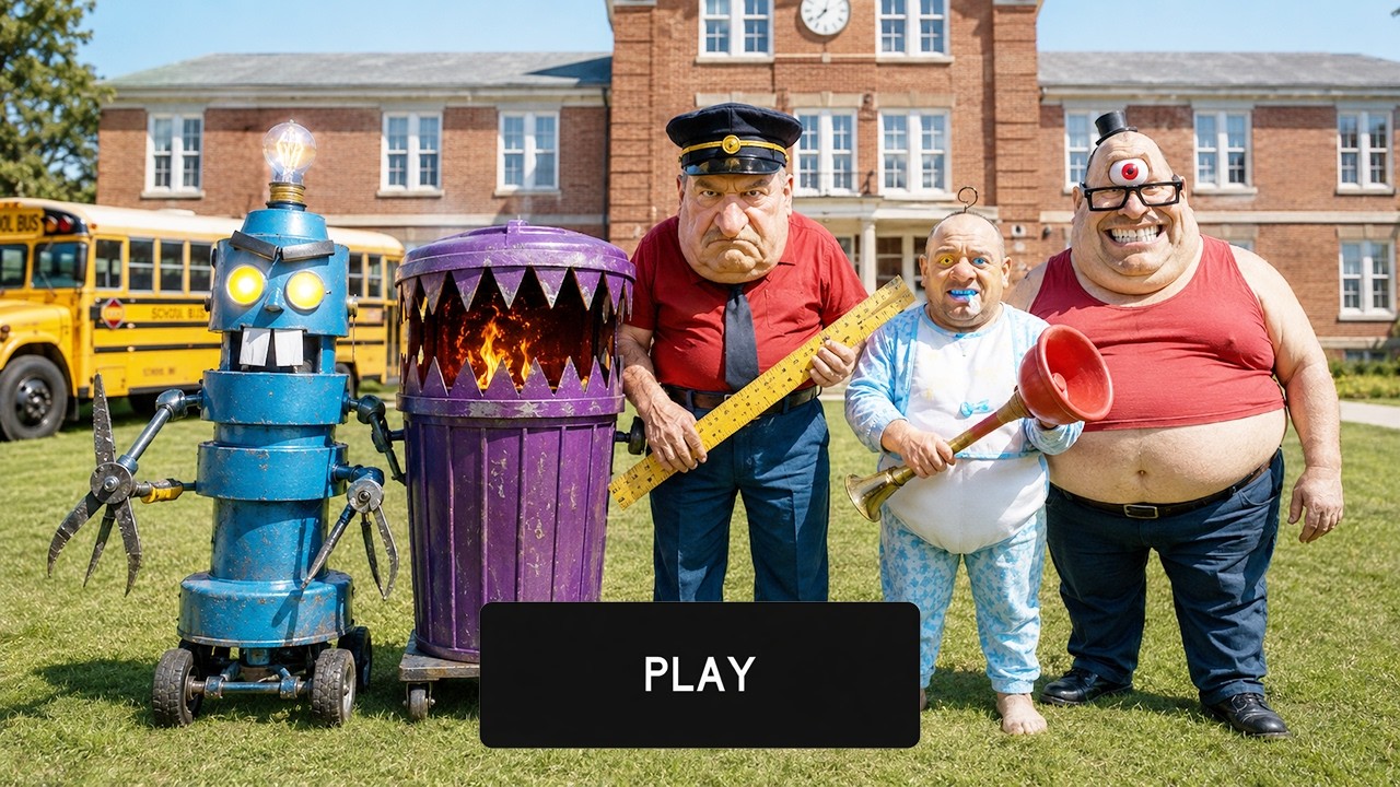 All Morphs in Real Life Roblox EPIC SCHOOL ESCAPE Obby - Mr Stinky, Baby Bobby, Mr. Meaniehead Pizza backdrop