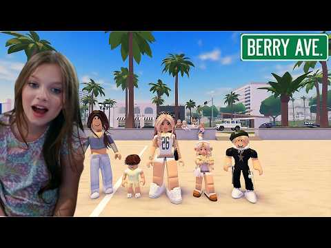 Day In a Life as a Big Sister in Berry Avenue taking care of her Young Sibling's | Roleplay *Roblox backdrop