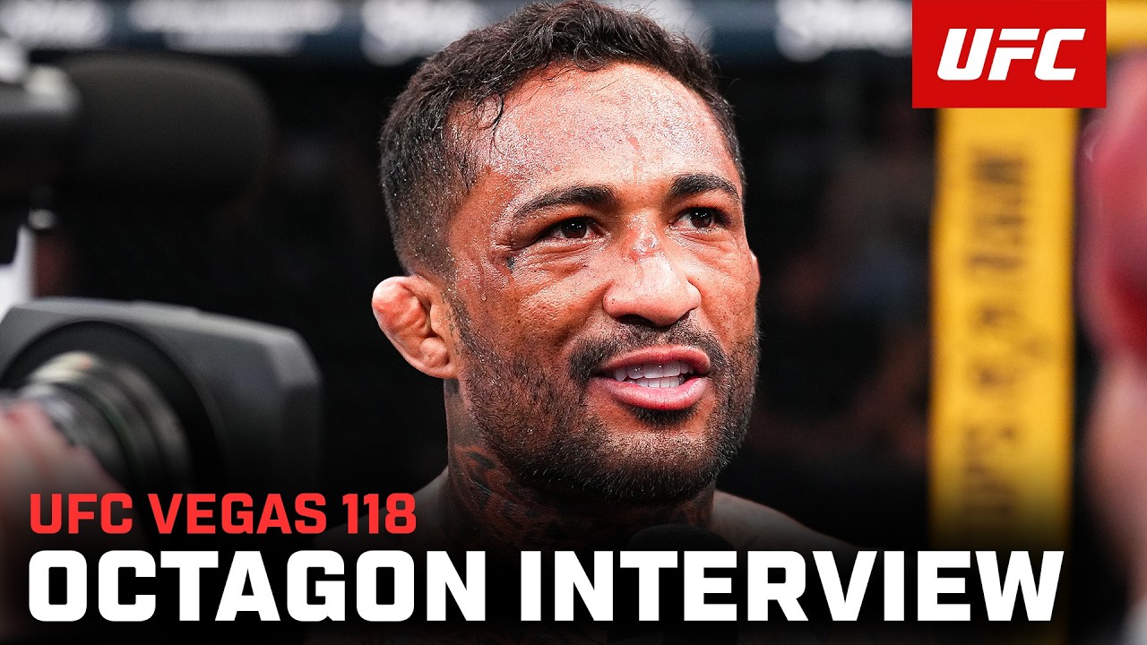Joanderson Brito Octagon Interview | UFC Vegas 118 background