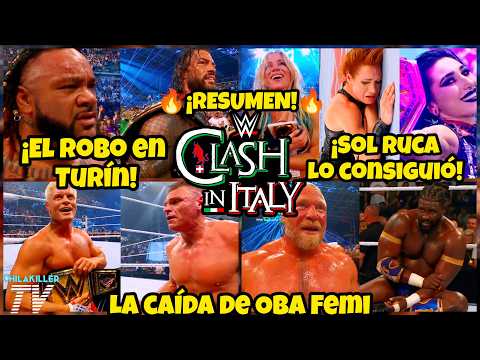 ¡EL ROBO EN TURIN! | WWE Clash In Italy 2026 | RESUMEN Y RESULTADOS backdrop