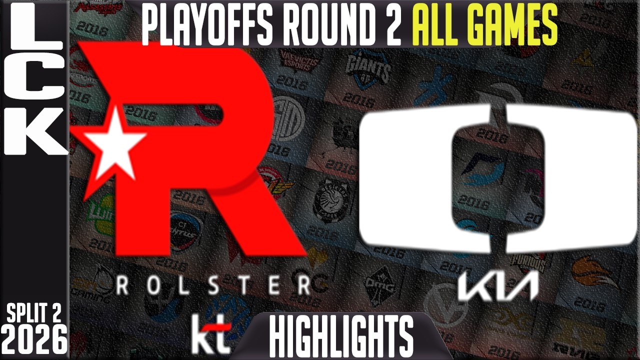 KT vs DK Highlights ALL GAMES | LCK 2026 Split 2 Playoffs | KT Rolster vs Damwon KIA background
