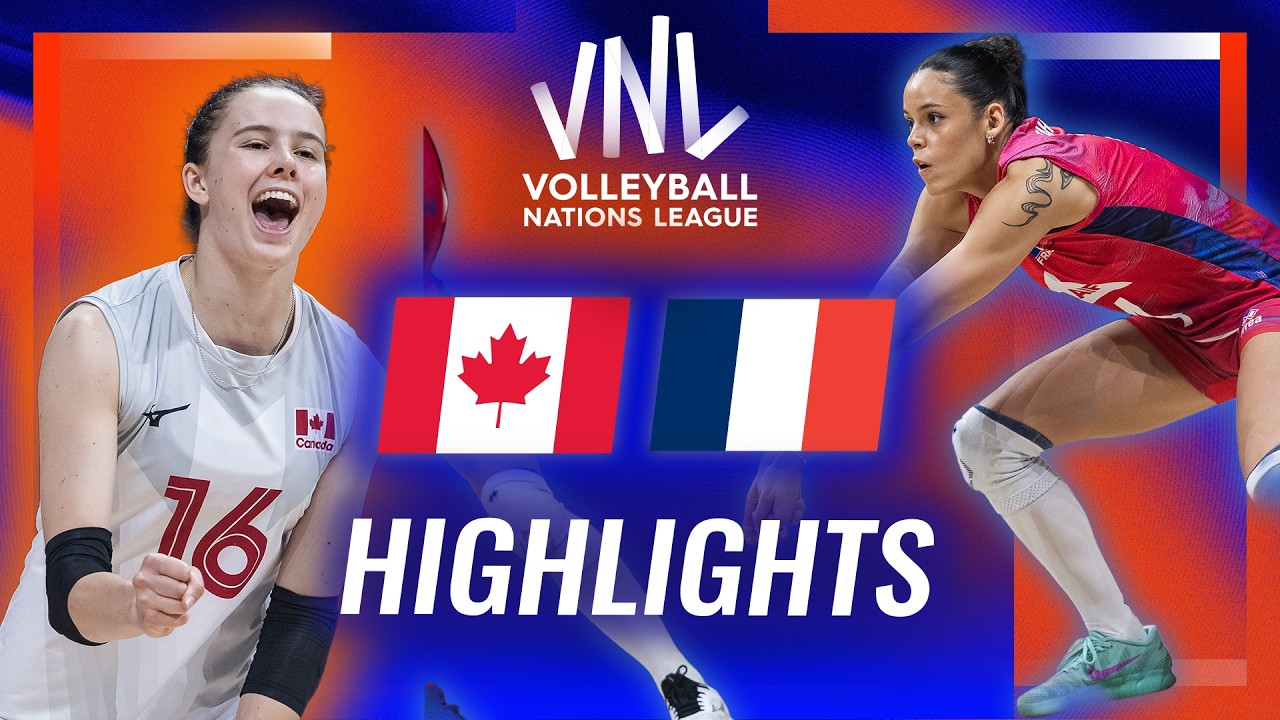 CanadaЁЯЗиЁЯЗж vs. FranceЁЯЗлЁЯЗ╖ - Highlights | Week 1 | Women's VNL 2026