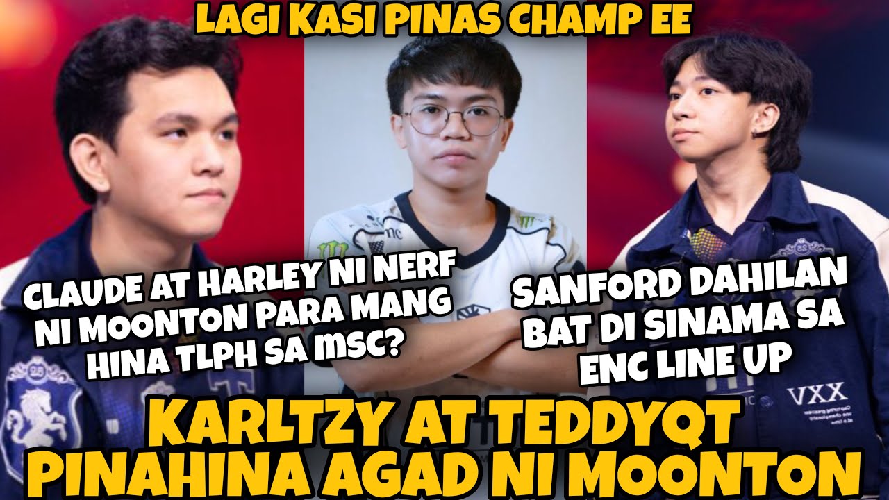 KARLTZY AT TEDDYQT PINAHINA NA NI MOONTON! SANFORD BAT DAW DI SINAMA SA ENC? KAYA PALA backdrop