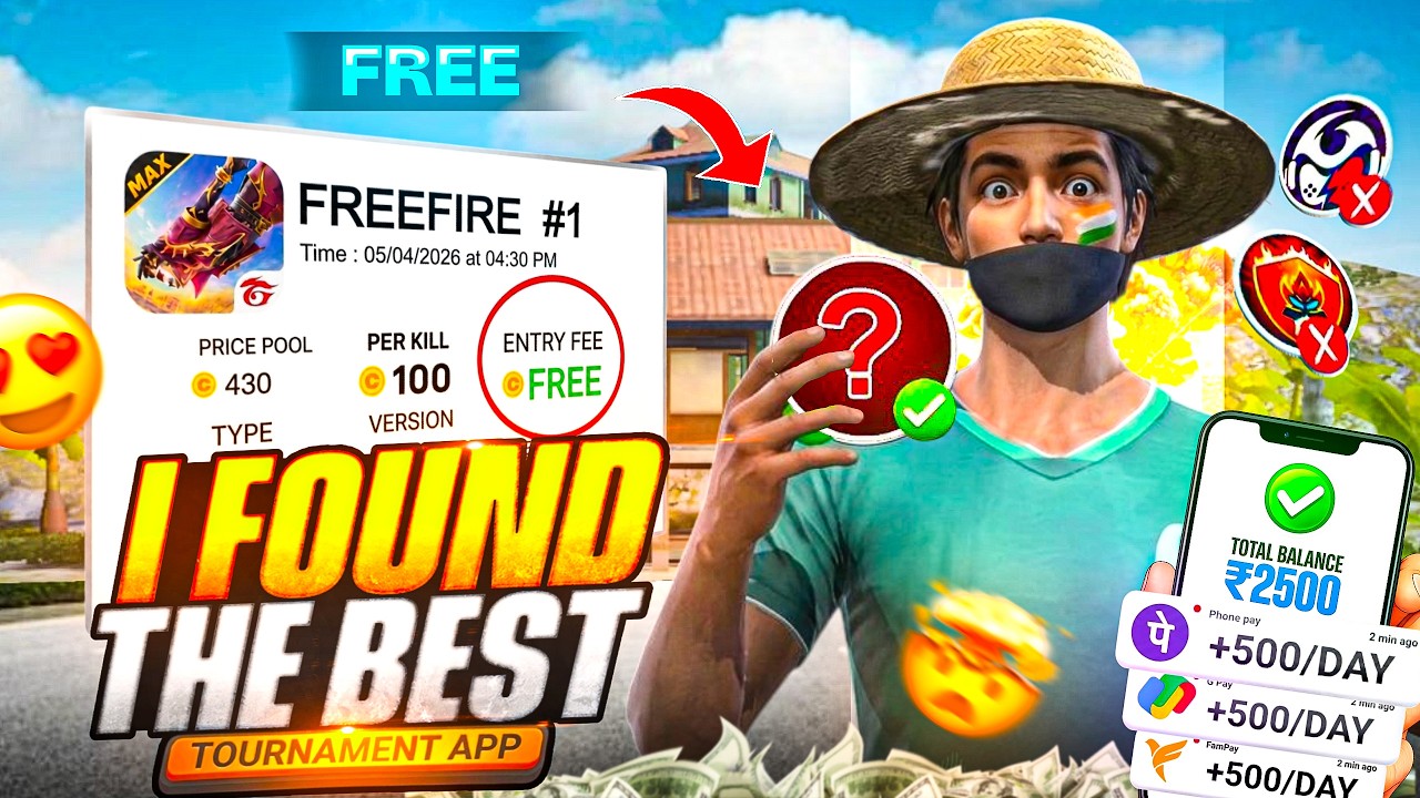 I Found The Best Tournament Apps π°π₯ | Entry βΉ0 π€― Per Kill βΉ10 π€ | Best Free Tournament App π backdrop