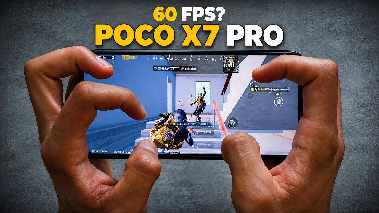 POCO X7 PRO PUBG | 60 FPS? đł