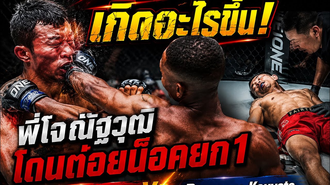 เกิดอะไรขึ้น! พี่โจณัฐวุฒิโดนต่อยน็อคยก1 โจ ณัฐวุฒิ vs Bampara Kouyate backdrop