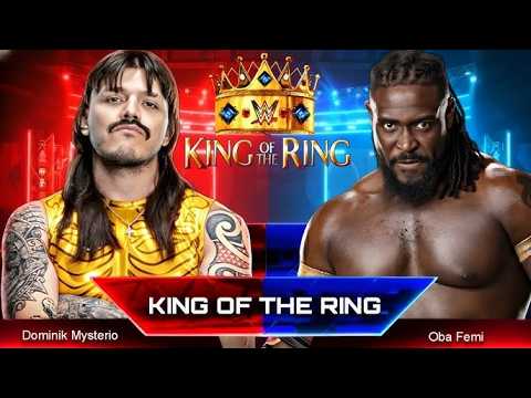 WWE king of the ring! OBA FEMI in tears as loss WWE king of ring