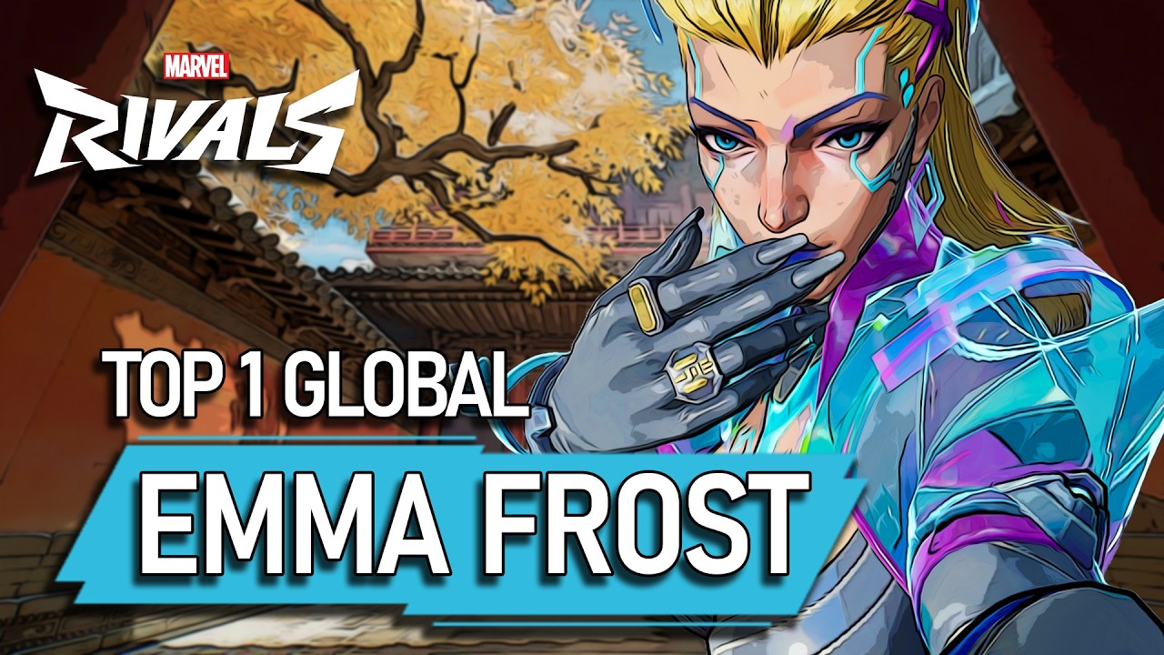 TOP #1 GLOBAL EMMA FROST ! kis of life - MARVEL RIVALS PRO backdrop