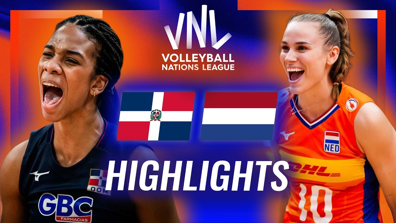 Dominican Republic 🇩🇴 vs. Netherlands 🇳🇱 - Highlights | Week 1 | Women's VNL 2026