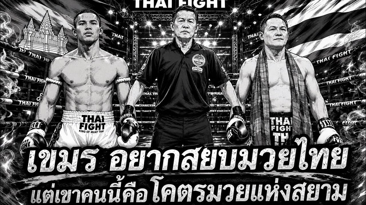 เขมรขออาสา สยบมวยไทย! แต่เขาคนนี้คือโคตรมวยแห่งสยาม แสนชัย พี่.เค แสนชัยฯ vs អេលីត ហុនកង backdrop