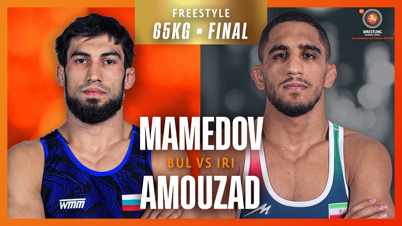 Mamedov (BUL) vs. Amouzadkhali (IRI) | Ulaanbaatar Open 2026 backdrop