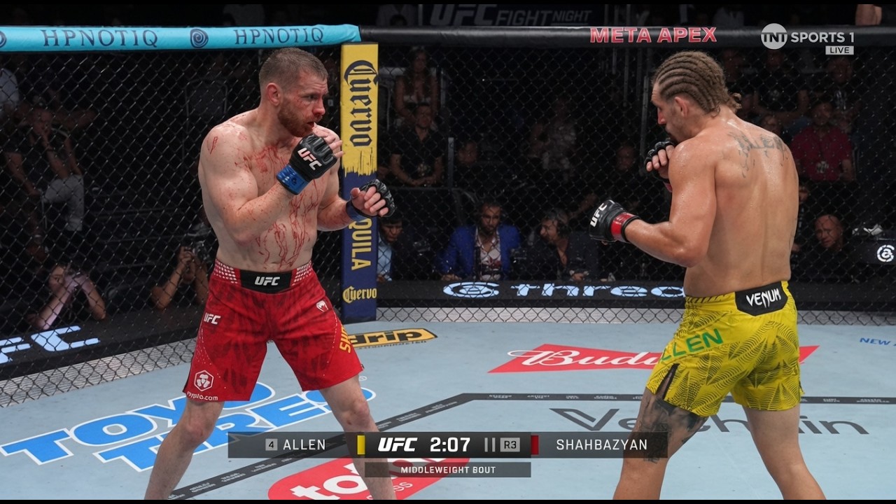 Brendan Allen vs Edmen Shahbazyan FULL FIGHT HIGHLIGHTS | | UFC Vegas 118 backdrop