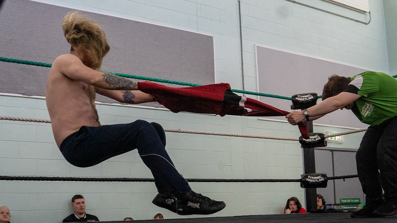 Full Match - Steeky Vs. Manky Frankie - Titanic Wrestling