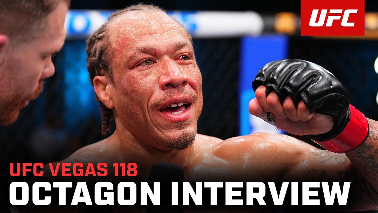 Marcus McGhee Octagon Interview | UFC Vegas 118 background