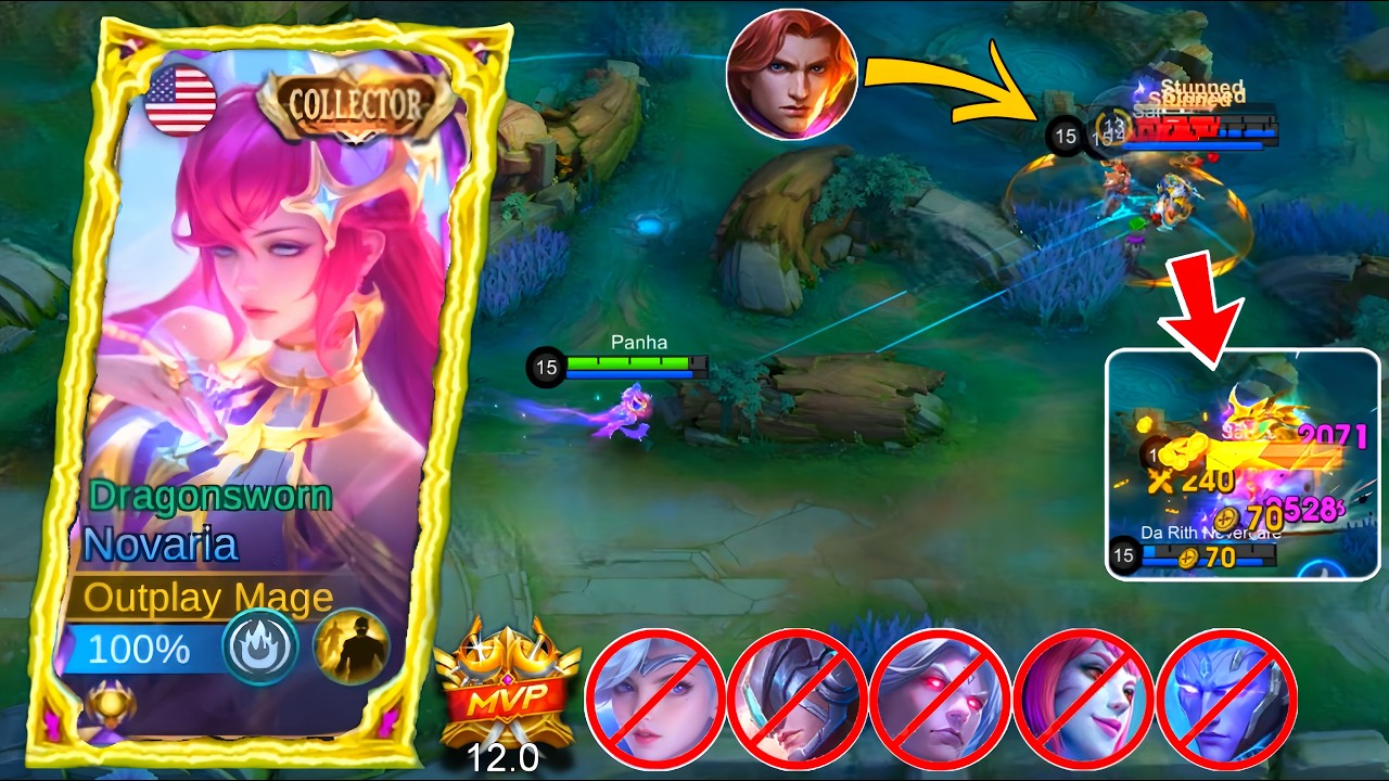 THANKS TIGREAL OP ULTIMATE AFTER NOVARIA 1 HIT ALL! NOVARIA BEST BUILD 2026 | MOBILE LEGENDS