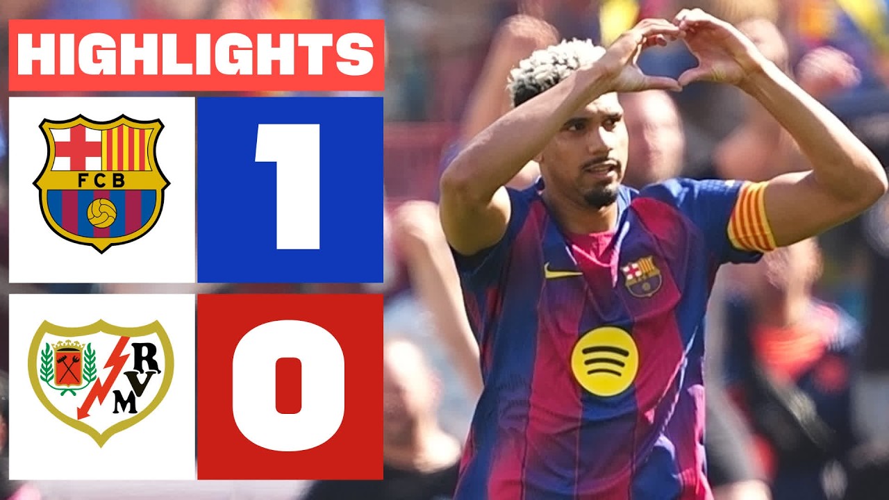 FC BARCELONA 1 - 0 RAYO VALLECANO | RESUMEN LALIGA EA SPORTS