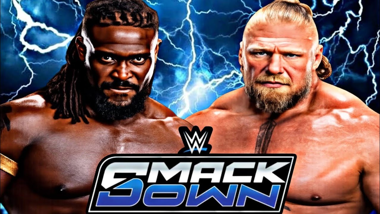 Oba Femi Vs Brock Lesnar WWE SmackDown June 7 2026 WWE2K26 Simulation - FULL MATCH backdrop