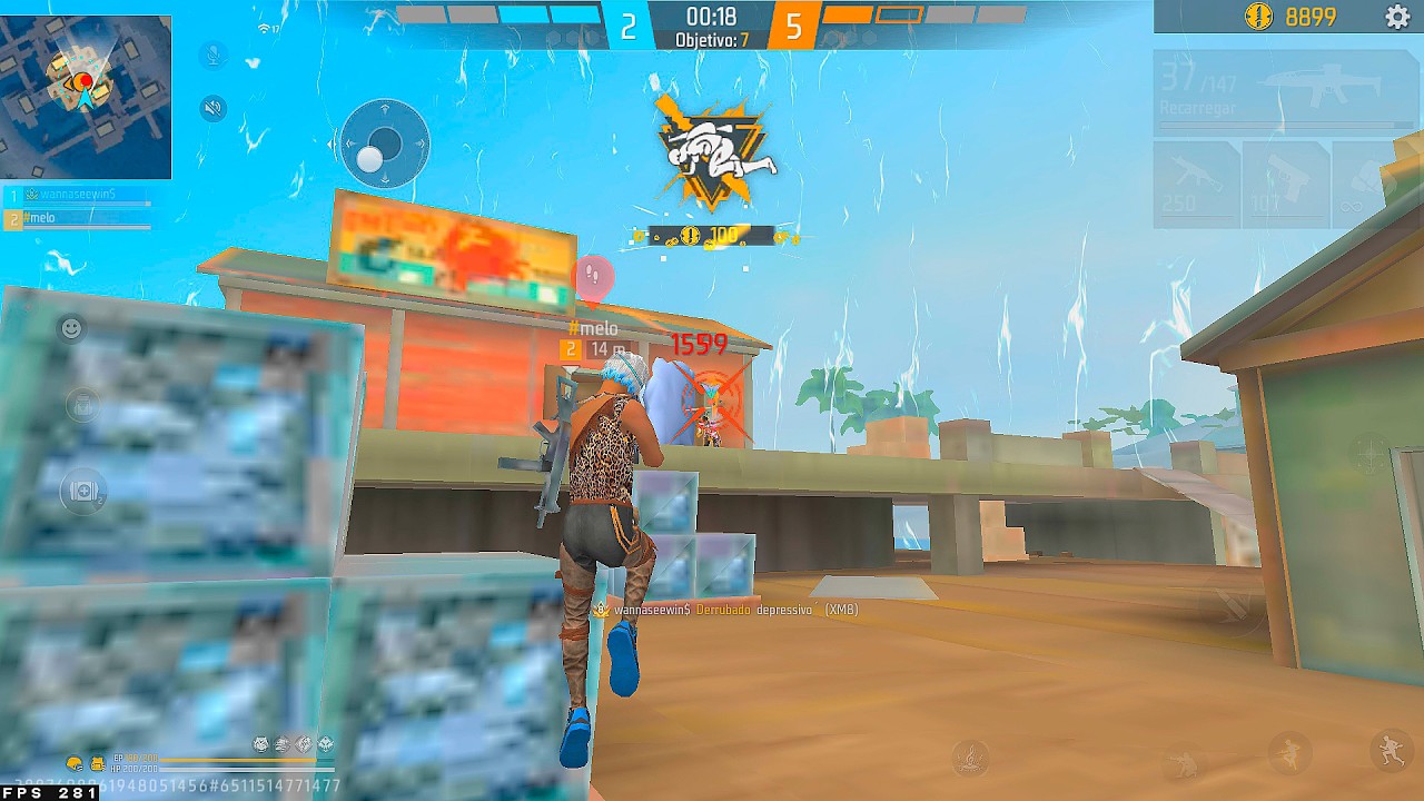 HIGHLIGHTS EM 4x4 APOSTADO! 🥋🏆 1920x1080 Highlights Free Fire Ryzen 7 5700X3D RTX 4060 8 GB backdrop